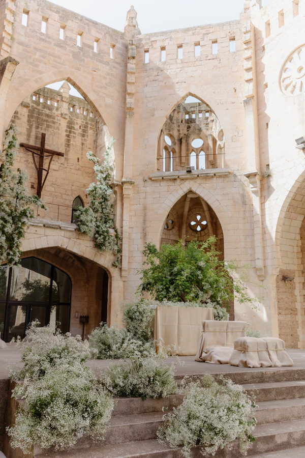 Entrepreneur Eva Garzón’s Elegant Mallorca Wedding in a Breathtaking Open-Air Cathedral