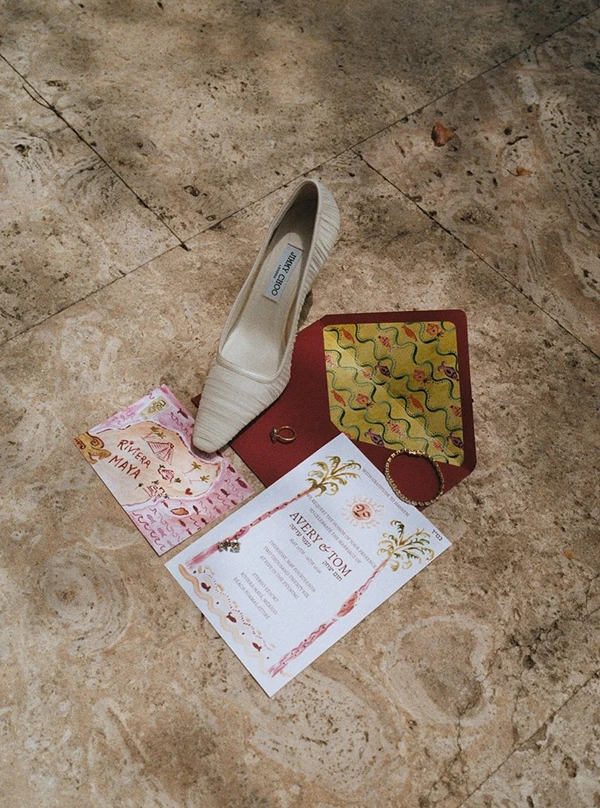 A Colorful Beach Party Wedding Weekend in Riviera Maya, Mexico