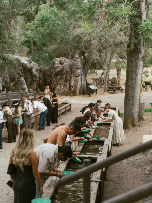 Influencer Jade Mitchell-Clyde's Chic Black-Tie Wedding in California's Gold Country