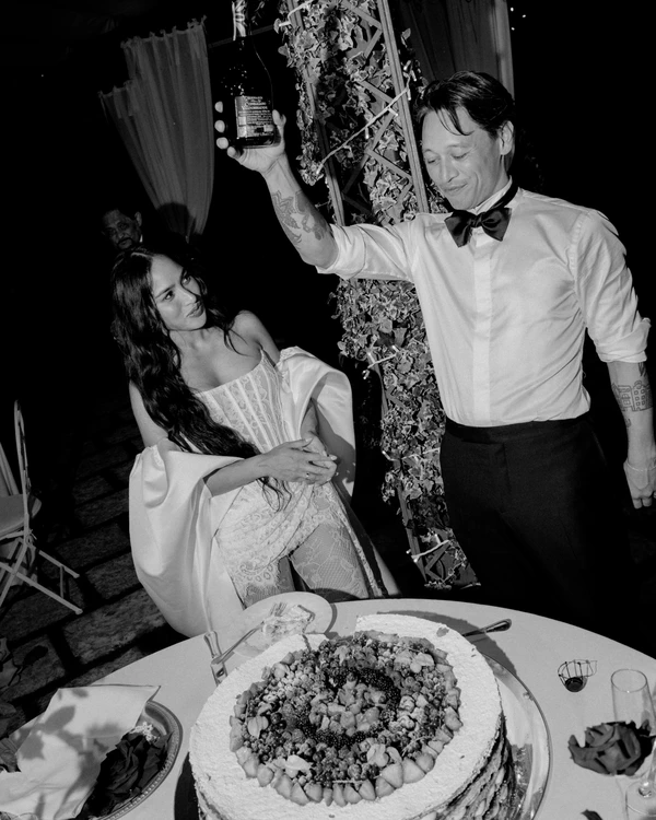 A High Fashion Wedding Laced with Red Roses on the Amalfi Coast, Italy