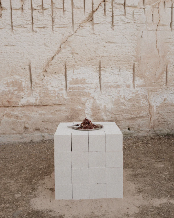An Intimate Menorca Quarry Wedding with Avant-Garde Design & Vintage Bridal Looks