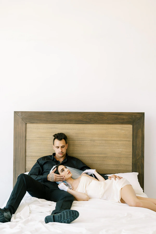Sarah & Devin: classic black tie wedding in California — photo 27