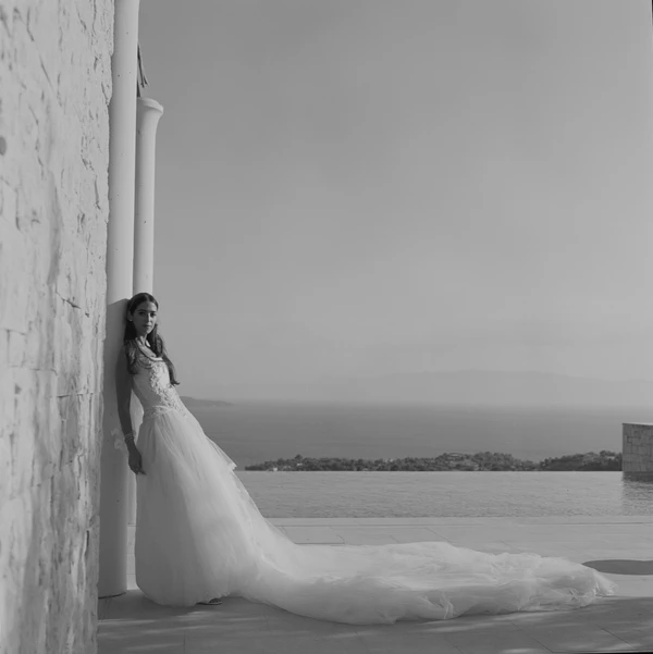 A Cinematic & Artistic Color-Washed Wedding Weekend at Amanzoe in Greece
