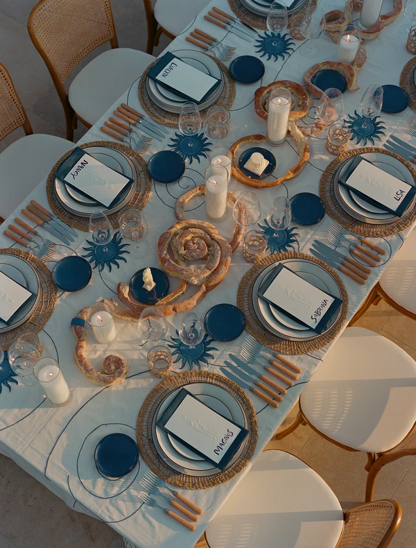A Cinematic & Artistic Color-Washed Wedding Weekend at Amanzoe in Greece
