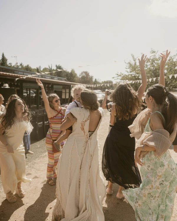 A Playful & Artistic Rural Wedding in Countryside of Madrid
