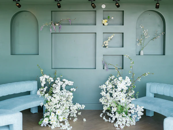 The Ultimate Stylish Indoor Wedding Ceremony
