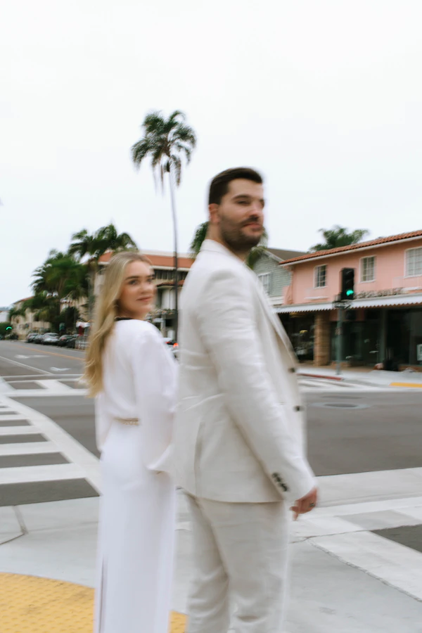 Chic pre-wedding shoot in Santa-Barbara — photo 15