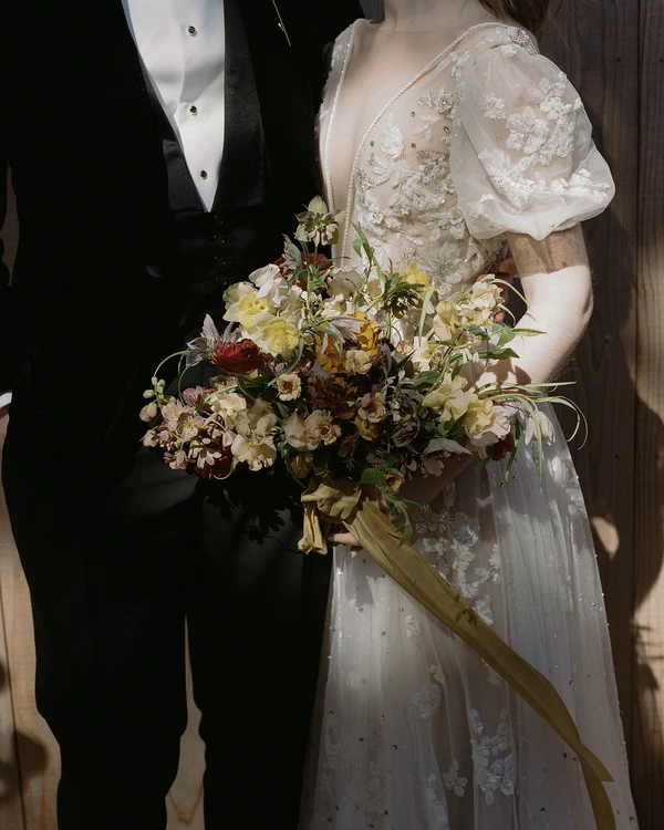 An Elegant Wildflower Wedding with Majestic Ocean Views
