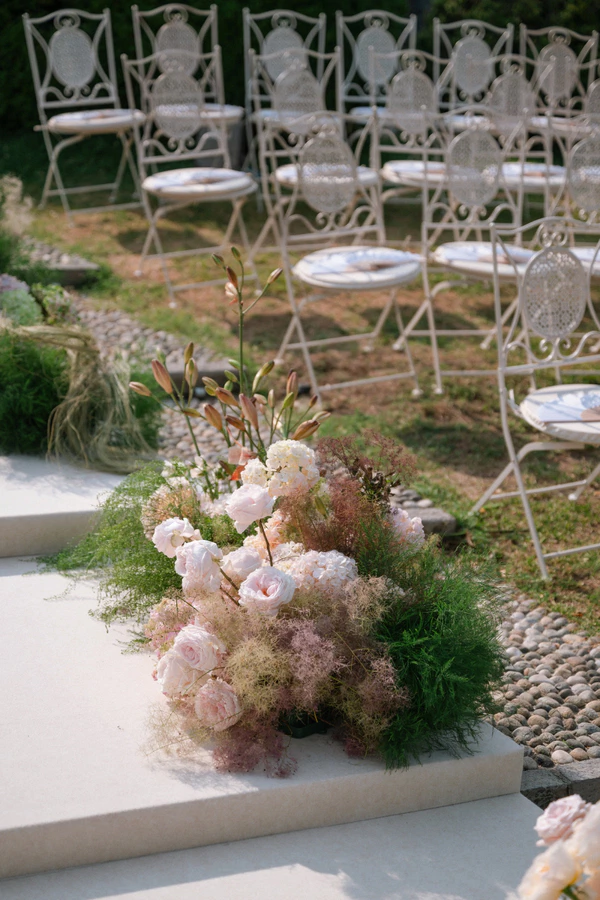 Brittany Netta’s Cinematic Lake Como Wedding Featuring a Bespoke Danielle Frankel Gown