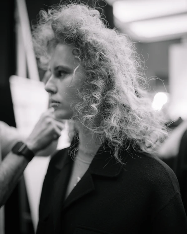 Backstage at Vivienne Westwood's Debut Bridal Runway Show