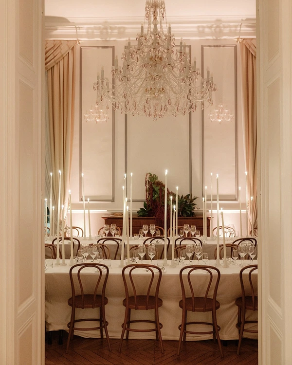 A Fashion Designer's Opulent Wedding in an Enchanting Parisian Château