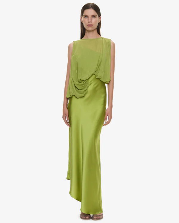 <a href="https://christopheresber.com.au/products/cumulus-midi-dress-dypsis-green">CHRISTOPHER ESBER Cumulus Midi Dress</a>, $1,350