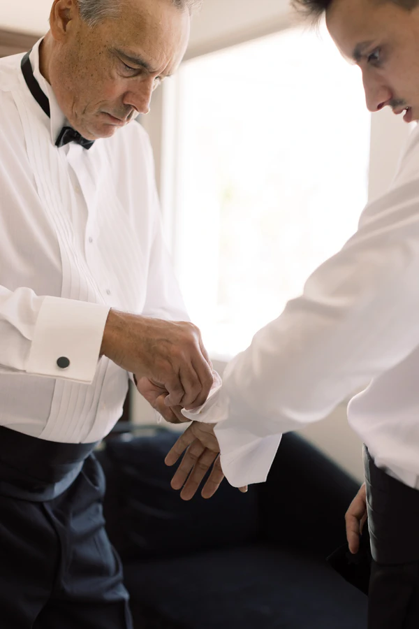 Sarah & Devin: classic black tie wedding in California — photo 6
