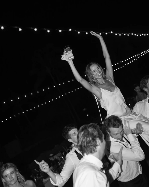 A Tropical Black-Tie Beach Wedding Weekend in Hawaii