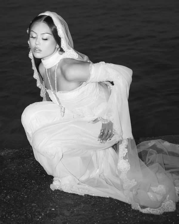 This Galliano-Inspired Bride Brought Mermaidcore to Sicily