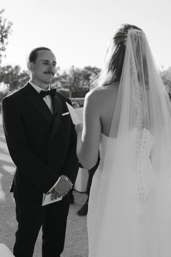 A Modern Coastal Wedding with a Mocha Altar in Altea, Spain