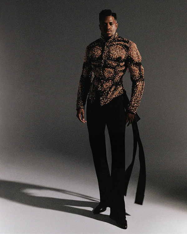 <a href="https://www.instagram.com/jeremypope/?hl=en">Jeremy Pope</a> for <a href="https://www.instagram.com/p/DX8-dB_AL5I/?hl=en&img_index=4">Vivienne Westwood</a>, Photography: <a href="https://www.instagram.com/sophieandreassend/?hl=en">Sophie Andreassend</a>