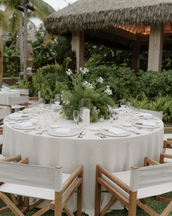 A Tropical Black-Tie Beach Wedding Weekend in Hawaii