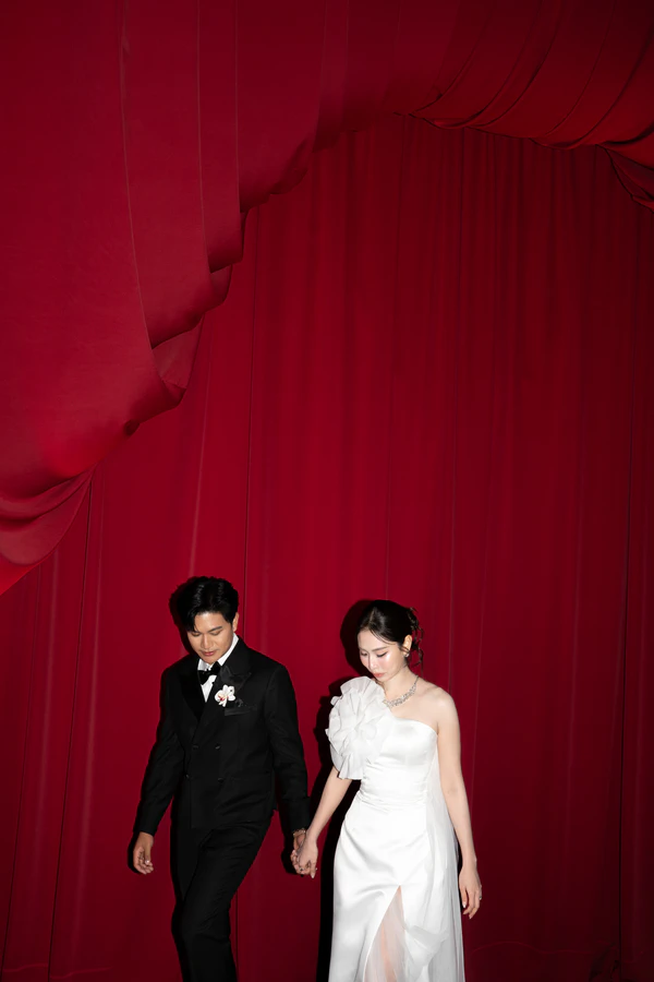 Inside a Lavish Red Custom-Built Wedding in Bangkok