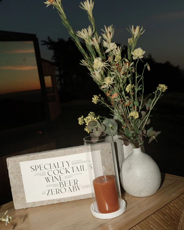 An Elegant Wildflower Wedding with Majestic Ocean Views