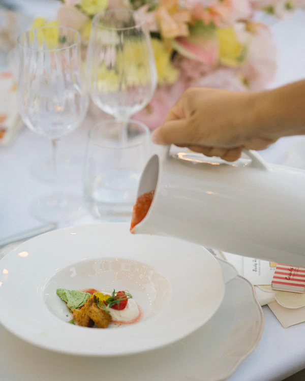 A Chic & Colorful Multi-Day Seaside Celebration in Spain
