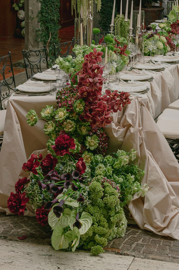 Vintage-Inspired Couture Takes Center Stage at This Chicly Curated Castle Wedding in Rome