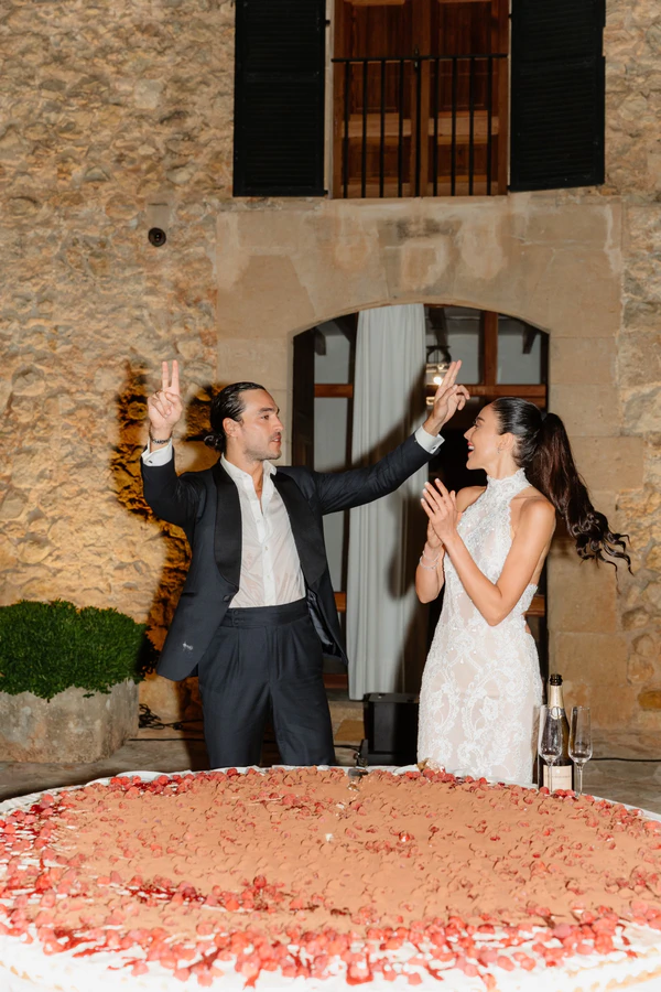 Entrepreneur Eva Garzón’s Elegant Mallorca Wedding in a Breathtaking Open-Air Cathedral