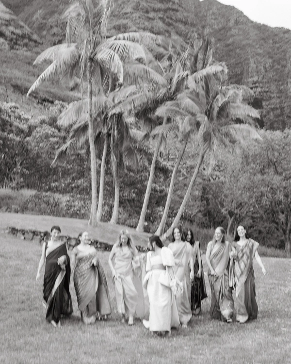 A Bold & Artfully Designed Wedding on the Lush Tropical Shores of Oahu, Hawaii