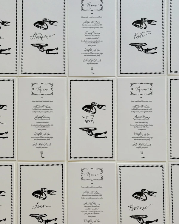 30 Fresh & Stylish Wedding Menu Designs Perfect for Summer