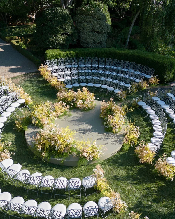30 Fresh Ideas for Unique Aisle & Ceremony Seating