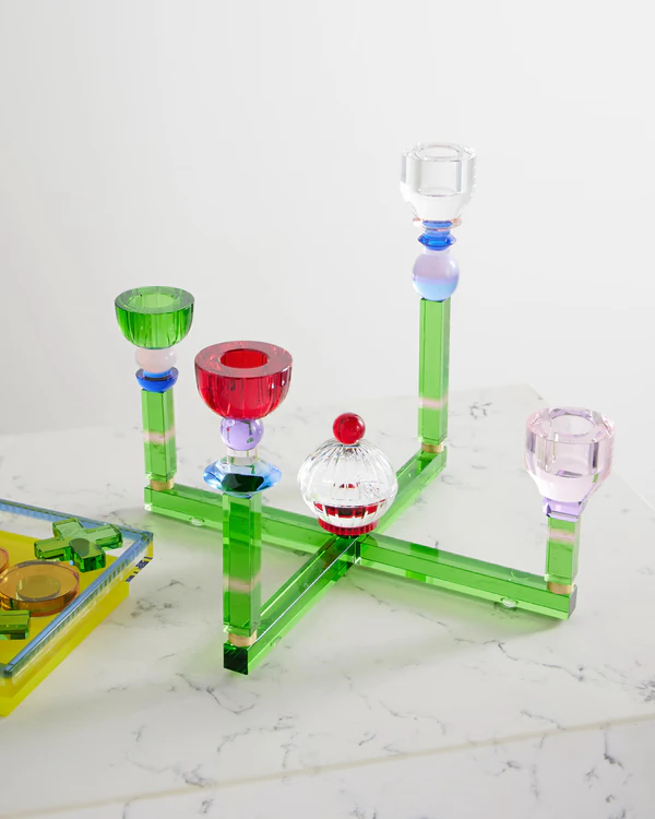<a href="https://www.net-a-porter.com/en-us/shop/product/reflections-copenhagen/lifestyle/candle-holders/charming-chandelier-crystal-candle-holder/46376663162920194">REFLECTIONS COPENHAGEN Charming Chandelier Crystal Candle Holder</a> from Net-a-Porter, $1,550