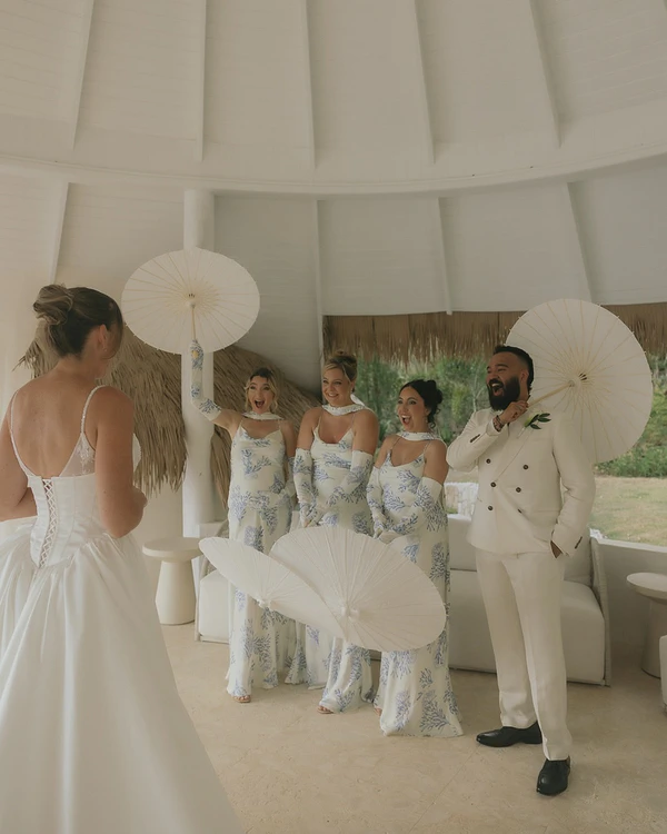 A Chic Tropical Wedding on the Shores of St. Lucia