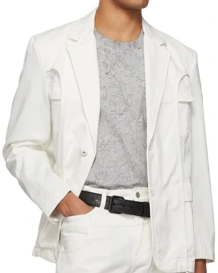 16 White Suits for Grooms