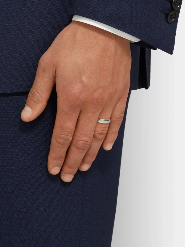 <a href="https://www.mrporter.com/en-us/mens/product/piaget/fine-jewellery/rings/possession-18-karat-white-gold-ring/547799495869236">PIAGET Ring</a> from Mr Porter, $2210