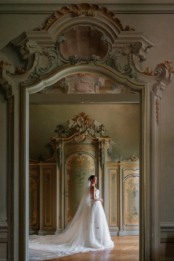 Brittany Netta’s Cinematic Lake Como Wedding Featuring a Bespoke Danielle Frankel Gown
