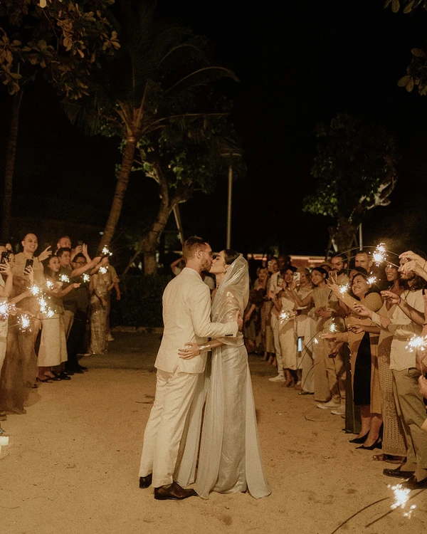 A Chic & Spiritual Beach Wedding on the Tropical Shores of Bali