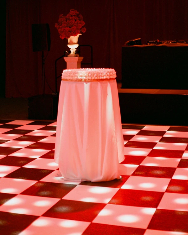 Inside a Daringly Colorful & Cool Wedding at a Melbourne Art Gallery