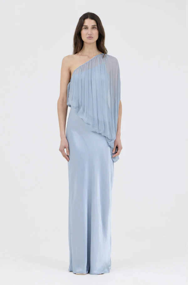 <a href="https://thirdform.com/collections/dresses/products/solstice-one-shoulder-floor-length-eventide">THIRD FORM One-Shoulder Floor-Length Dress, $440</a>
