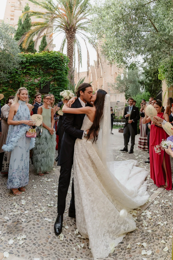 Entrepreneur Eva Garzón’s Elegant Mallorca Wedding in a Breathtaking Open-Air Cathedral
