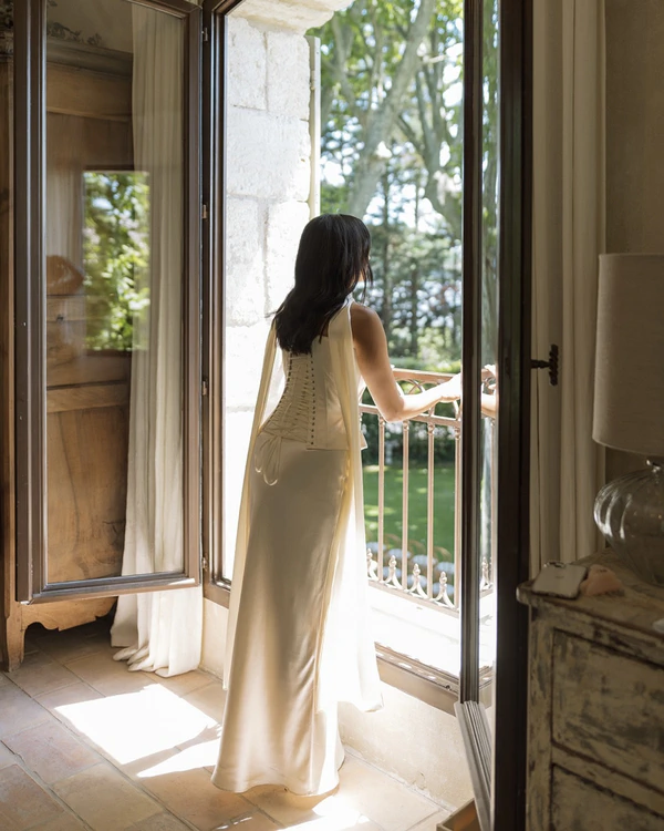 A Romantic Provençal Garden Wedding in France with Pastel Blooms & Antique Details