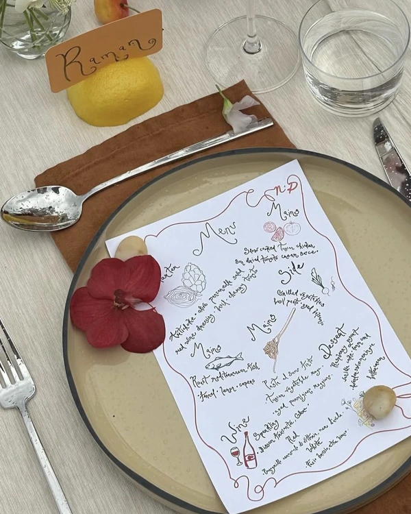 30 Fresh & Stylish Wedding Menu Designs Perfect for Summer — photo 1