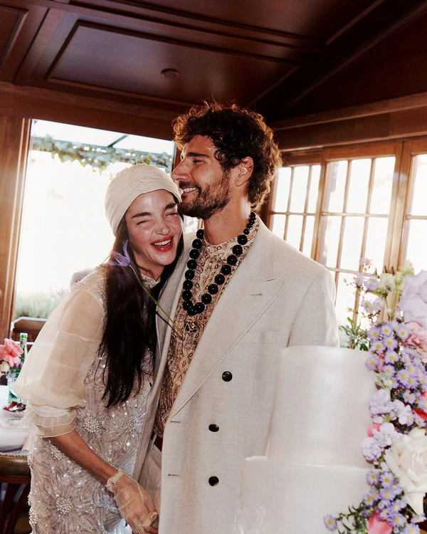 Supermodel Mariacarla Boscono & Olympian Claudio Stecchi Marry (Again!) in Florence — photo 1