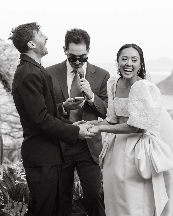 A Bold & Artfully Designed Wedding on the Lush Tropical Shores of Oahu, Hawaii