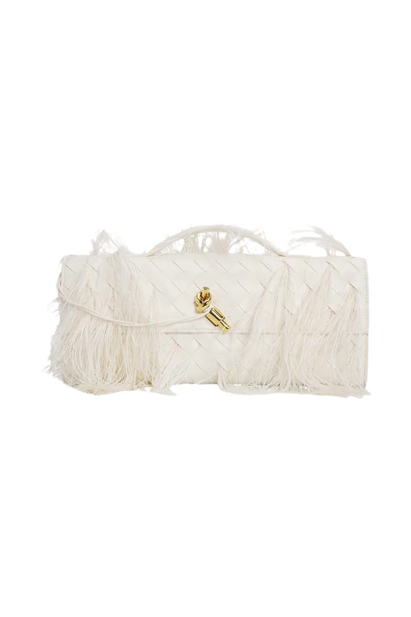 <a href="https://www.bergdorfgoodman.com/p/bottega-veneta-andiamo-feather-leather-clutch-bag-prod199910148">BOTTEGA VENETA Bag</a> from Bergdorf Goodman, $6100