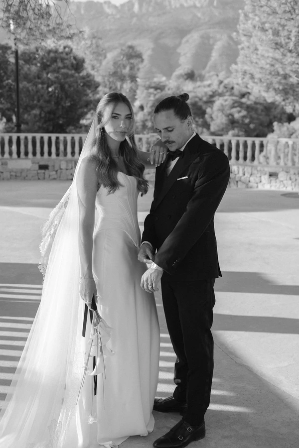 A Modern Coastal Wedding with a Mocha Altar in Altea, Spain