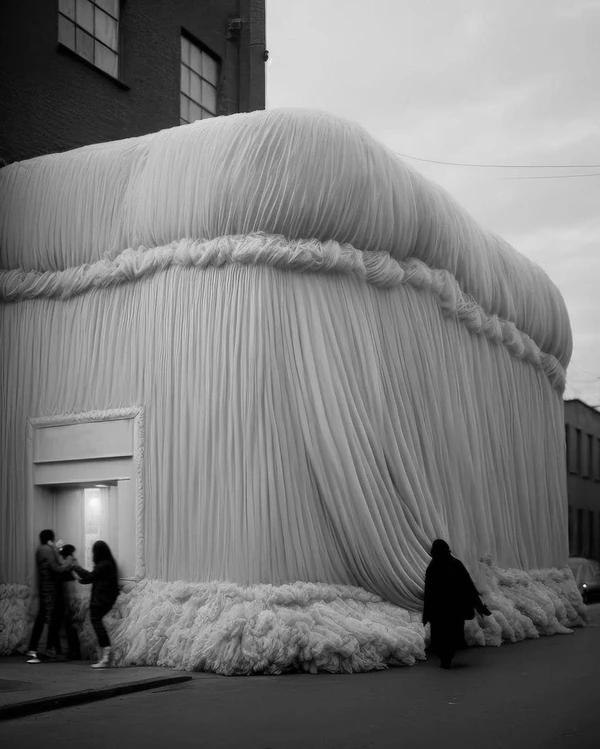 Trend: Draped Fabric Installations