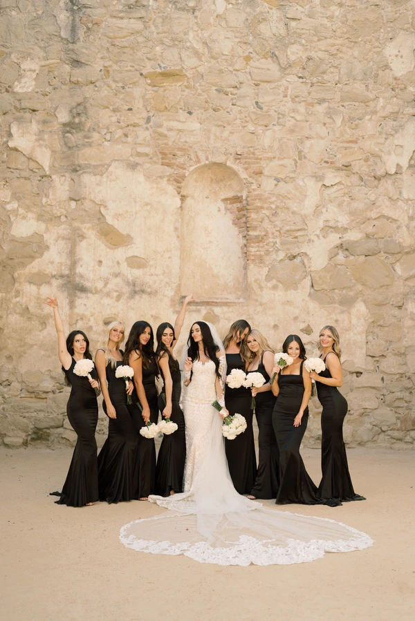Sarah & Devin: classic black tie wedding in California — photo 21