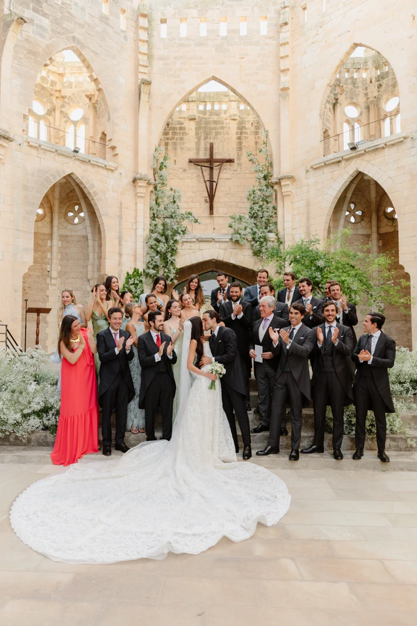Entrepreneur Eva Garzón’s Elegant Mallorca Wedding in a Breathtaking Open-Air Cathedral