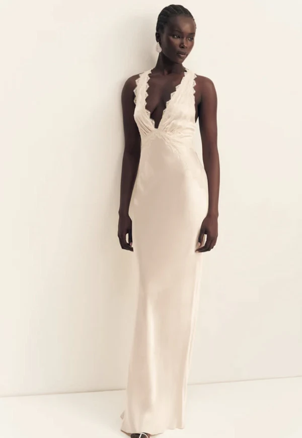 <a href="https://shonajoy.com/collections/morning-of/products/la-lune-lace-cross-back-maxi-dress-cream">Shona Joy</a>