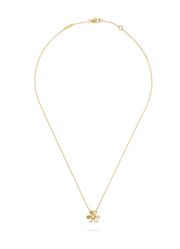 <a href="https://www.vancleefarpels.com/us/en/collections/jewelry/flora/frivole/vcarp0j100---frivole-pendant-mini-model.html">VAN CLEEF & ARPELS Diamond Pendant, $2,150</a>